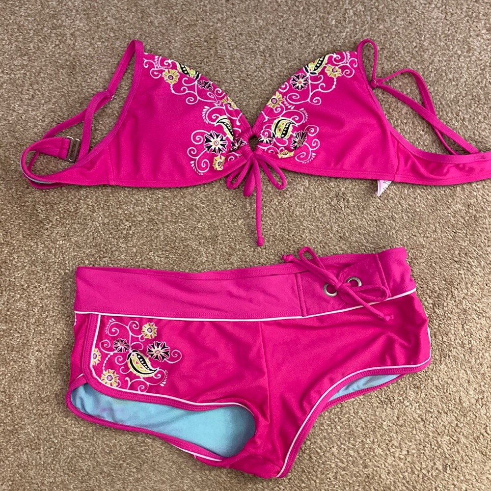 Women’s Athleta 2-piece swimsuit, medium